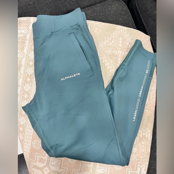 Alphalete Pants - Alphalete Teal Joggers